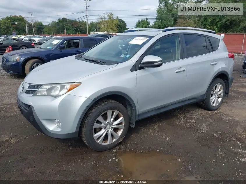 2015 TOYOTA RAV 4 VIN JTMDFREVXFJ013866 — фото 2