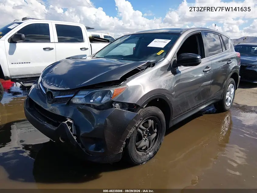 2015 TOYOTA RAV 4 VIN 2T3ZFREV7FW141635 — фото 2