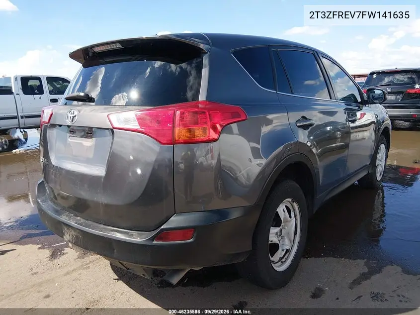 2015 TOYOTA RAV 4 VIN 2T3ZFREV7FW141635 — фото 4