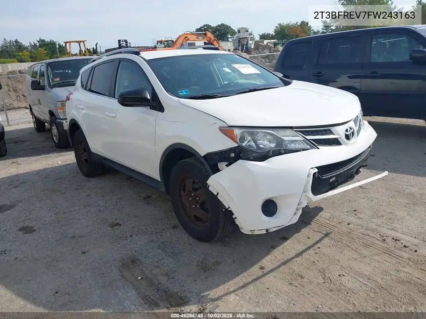 TOYOTA RAV 4 2015, VIN 2T3BFREV7FW243163