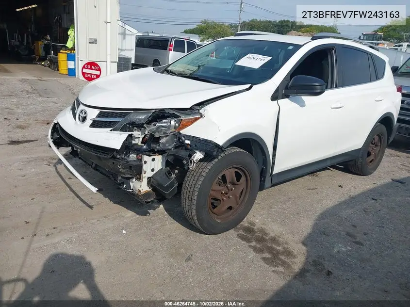 2015 TOYOTA RAV 4 VIN 2T3BFREV7FW243163 — фото 2