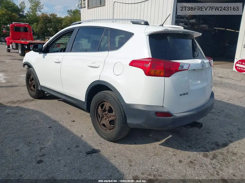 2015 TOYOTA RAV 4 VIN 2T3BFREV7FW243163 — фото 3
