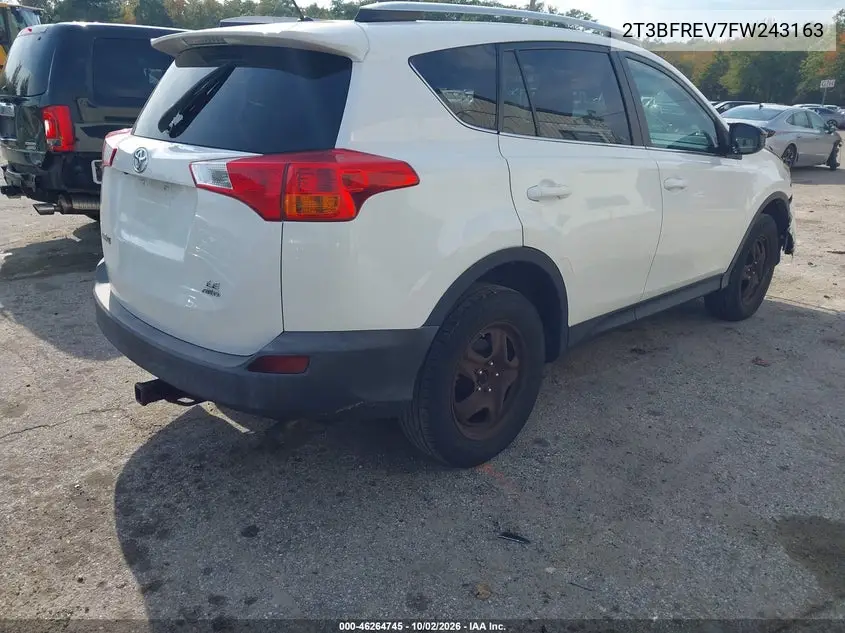 2015 TOYOTA RAV 4 VIN 2T3BFREV7FW243163 — фото 4