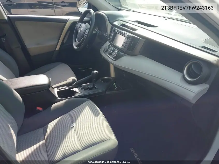 2015 TOYOTA RAV 4 VIN 2T3BFREV7FW243163 — фото 5