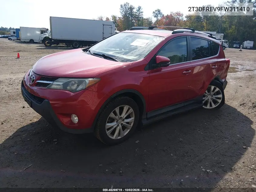 2015 TOYOTA RAV 4 VIN 2T3DFREV9FW311410 — фото 2