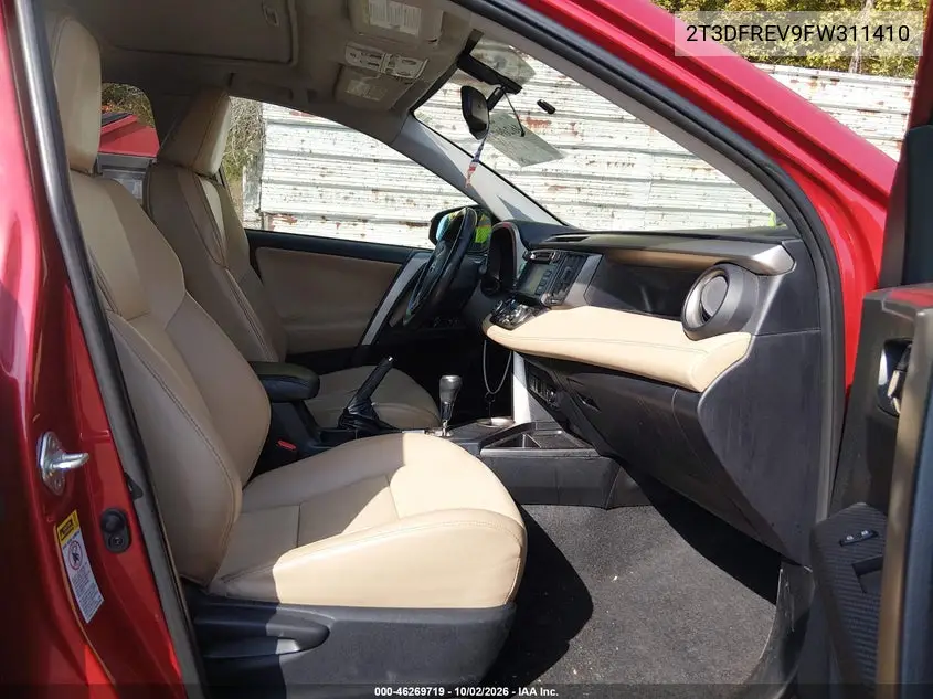 2015 TOYOTA RAV 4 VIN 2T3DFREV9FW311410 — фото 5