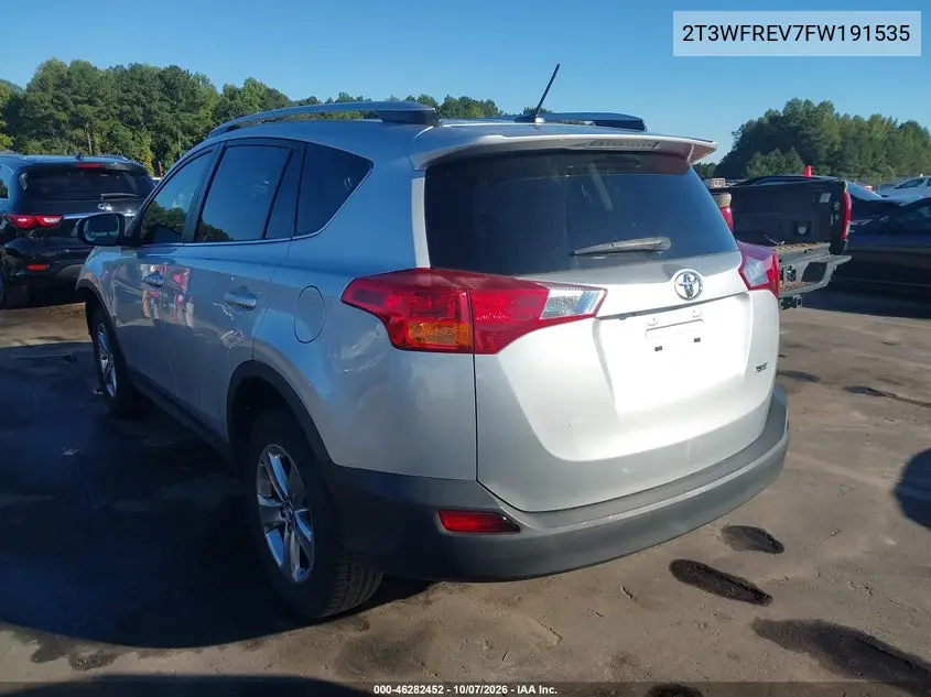 2015 TOYOTA RAV 4 VIN 2T3WFREV7FW191535 — фото 3