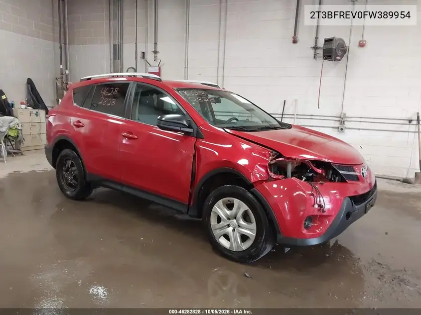 TOYOTA RAV 4 2015, VIN 2T3BFREV0FW389954