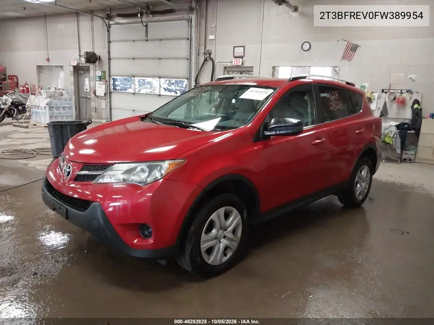 2015 TOYOTA RAV 4 VIN 2T3BFREV0FW389954 — фото 2