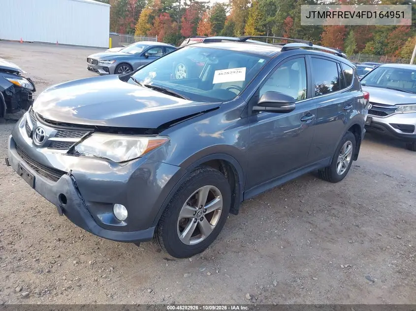 2015 TOYOTA RAV 4 VIN JTMRFREV4FD164951 — фото 2