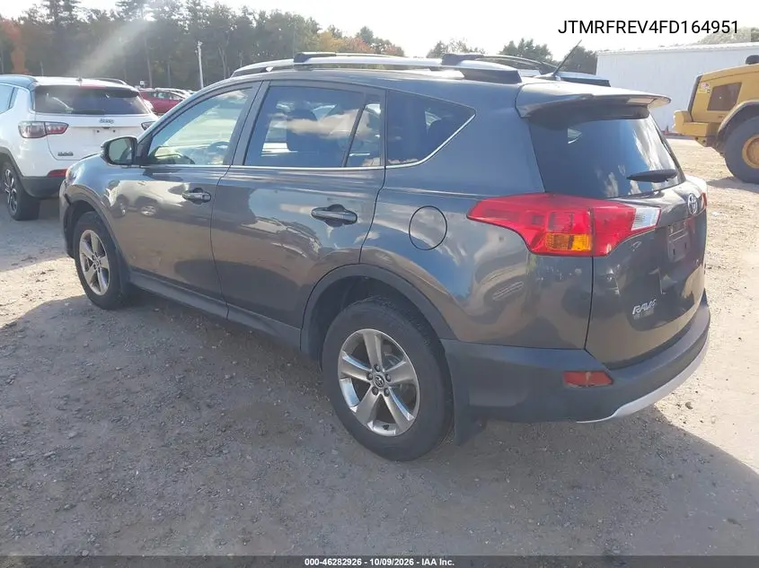 2015 TOYOTA RAV 4 VIN JTMRFREV4FD164951 — фото 3