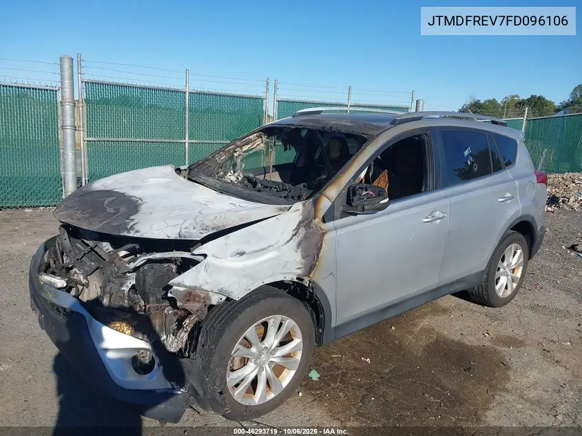 2015 TOYOTA RAV 4 VIN JTMDFREV7FD096106 — фото 2