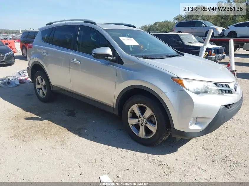 TOYOTA RAV 4 2015, VIN 2T3RFREV4FW236136