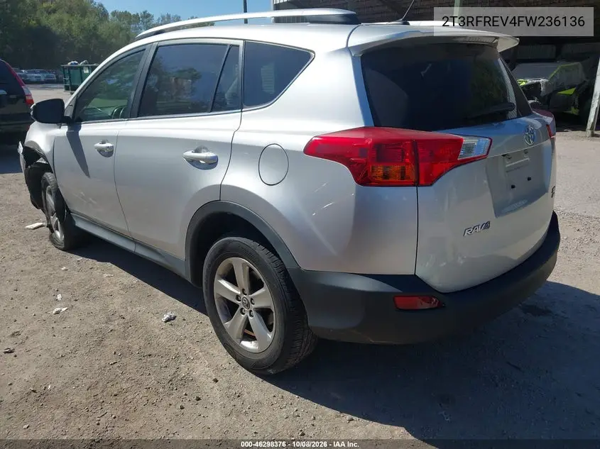 2015 TOYOTA RAV 4 VIN 2T3RFREV4FW236136 — фото 3