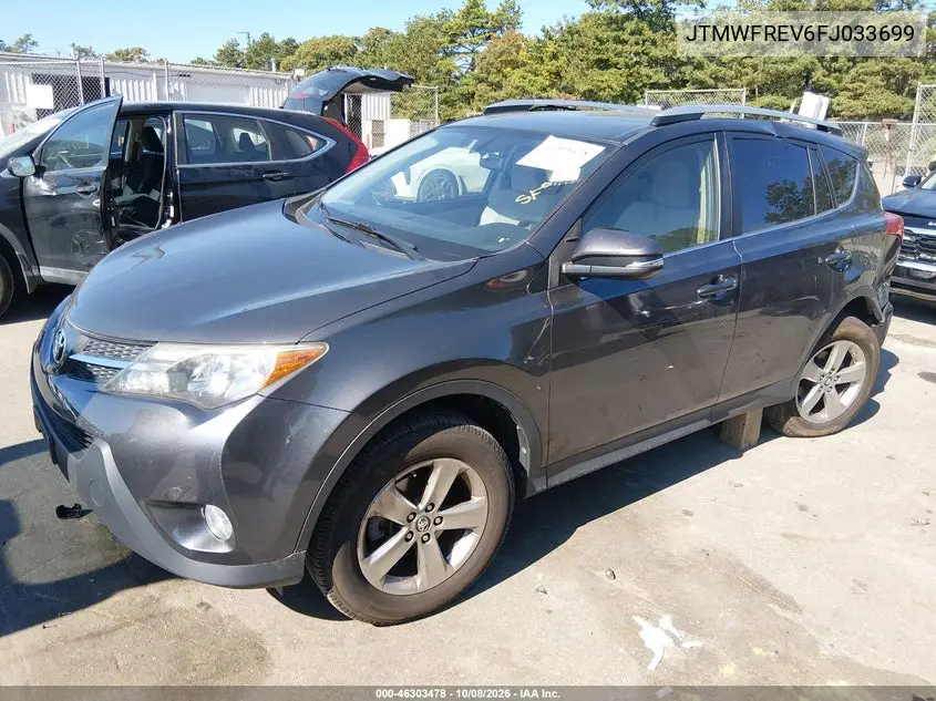TOYOTA RAV 4 2015, VIN JTMWFREV6FJ033699