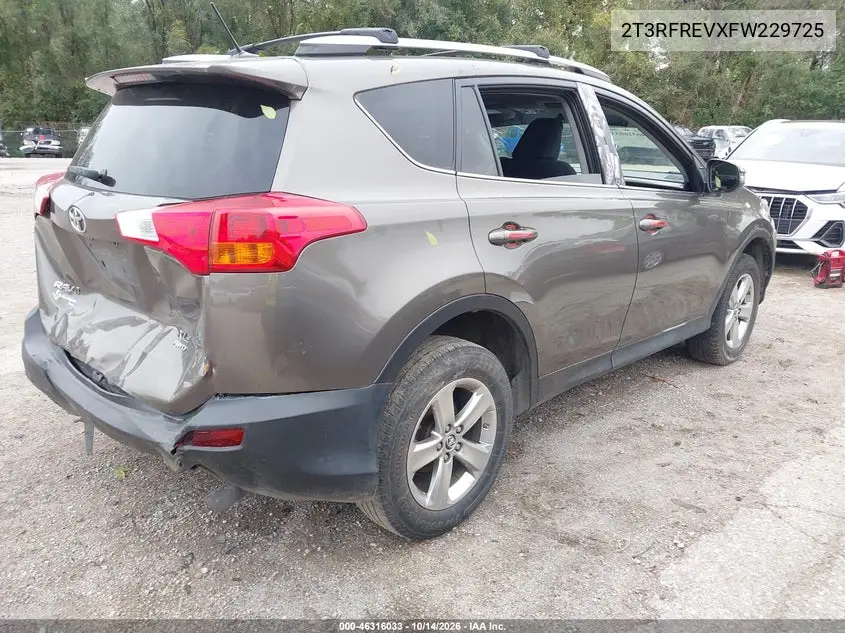 2015 TOYOTA RAV 4 VIN 2T3RFREVXFW229725 — фото 4
