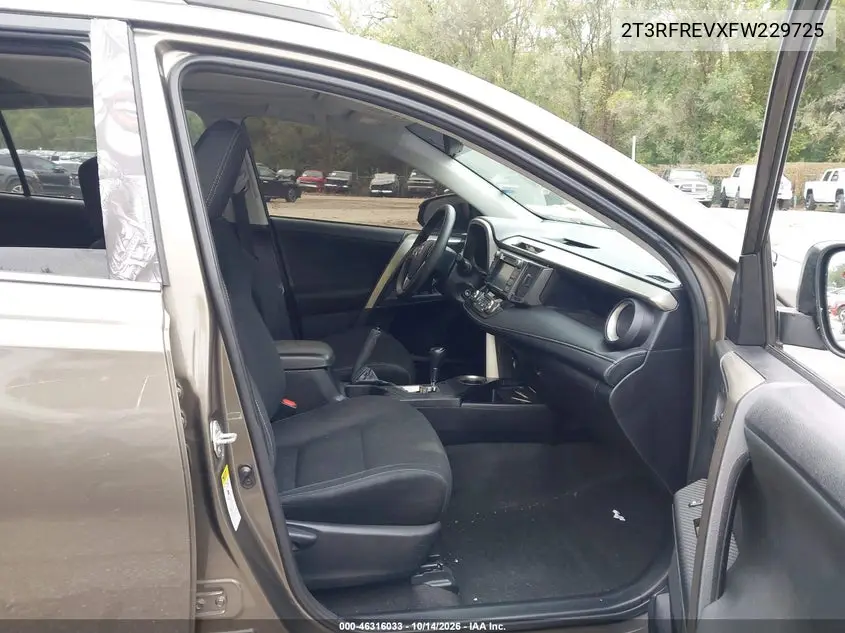 2015 TOYOTA RAV 4 VIN 2T3RFREVXFW229725 — фото 5