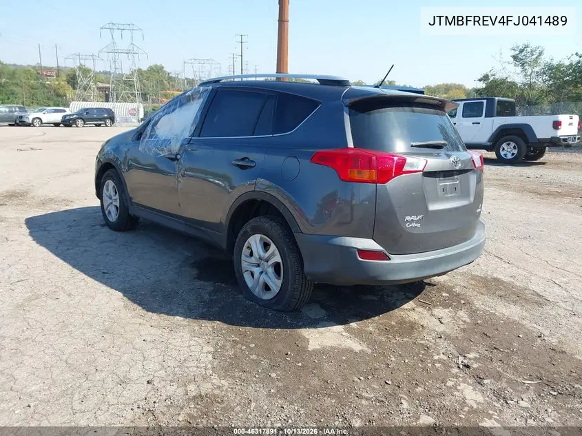 2015 TOYOTA RAV 4 VIN JTMBFREV4FJ041489 — фото 3