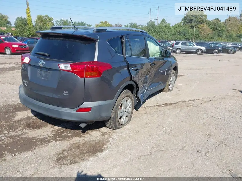 2015 TOYOTA RAV 4 VIN JTMBFREV4FJ041489 — фото 4