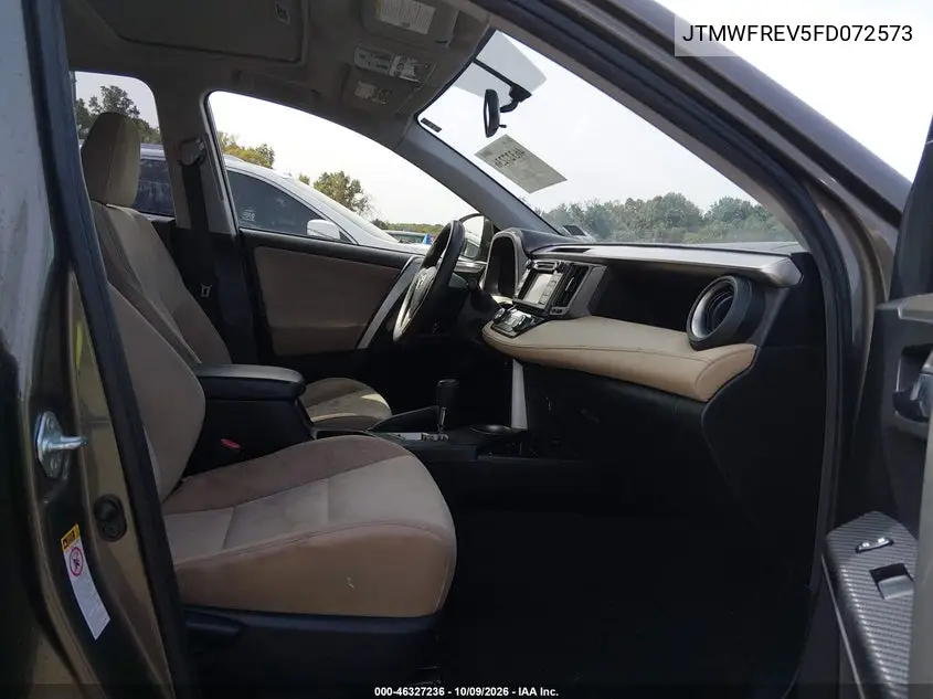 2015 TOYOTA RAV 4 VIN JTMWFREV5FD072573 — фото 5