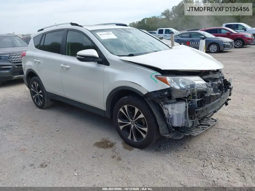TOYOTA RAV 4 2015, VIN JTMDFREVXFD126456
