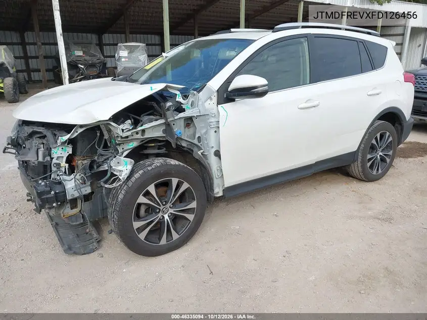 2015 TOYOTA RAV 4 VIN JTMDFREVXFD126456 — фото 2
