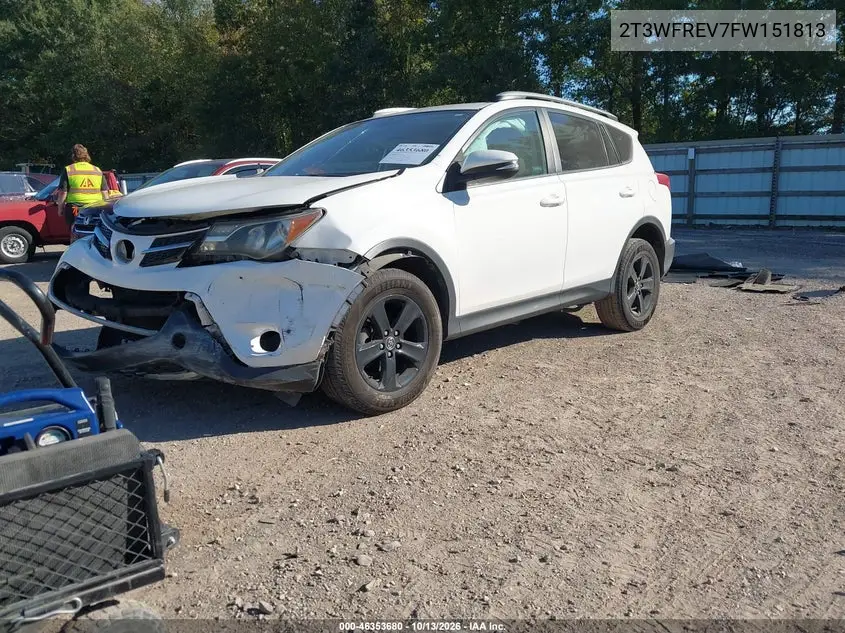 2015 TOYOTA RAV 4 VIN 2T3WFREV7FW151813 — фото 2