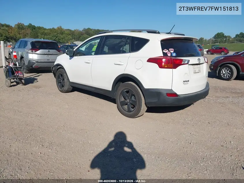 2015 TOYOTA RAV 4 VIN 2T3WFREV7FW151813 — фото 3
