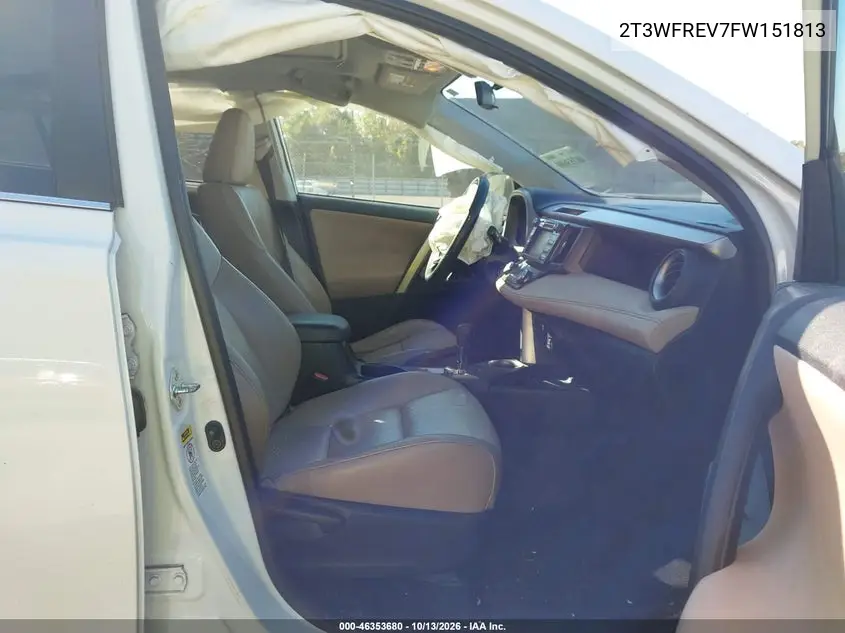 2015 TOYOTA RAV 4 VIN 2T3WFREV7FW151813 — фото 5