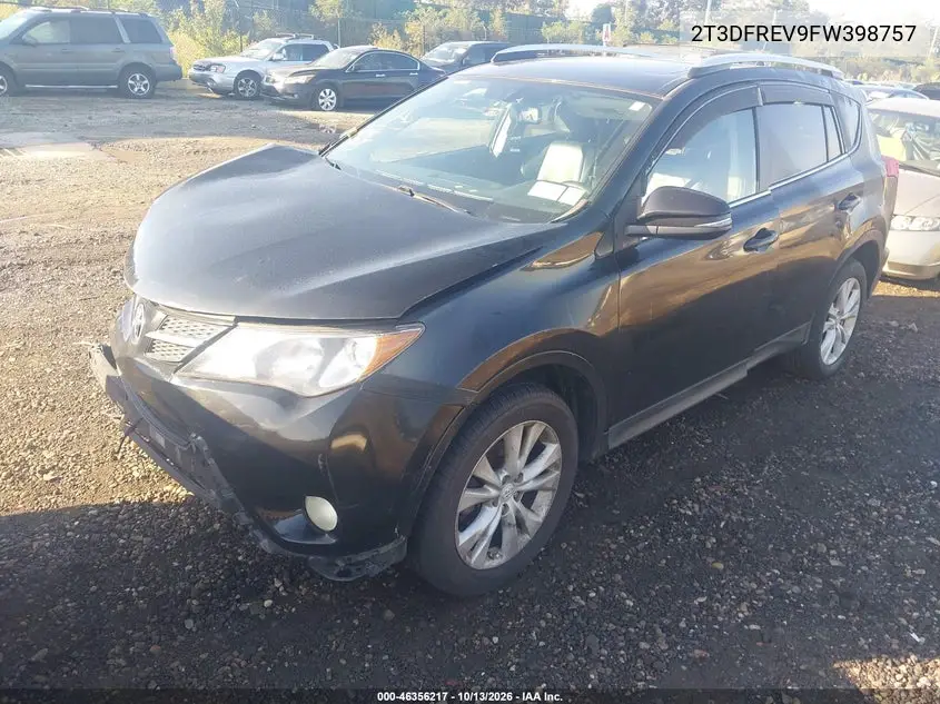 2015 TOYOTA RAV 4 VIN 2T3DFREV9FW398757 — фото 2