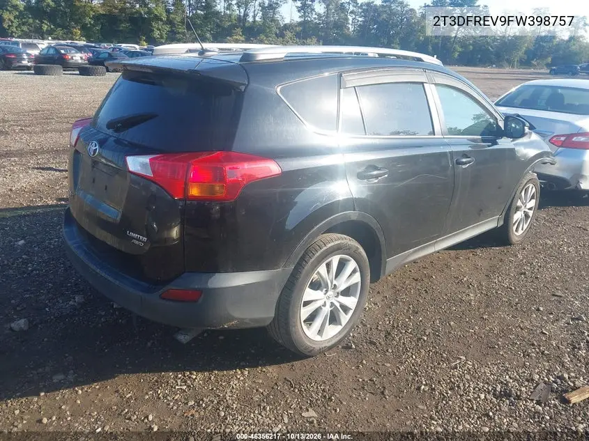 2015 TOYOTA RAV 4 VIN 2T3DFREV9FW398757 — фото 4