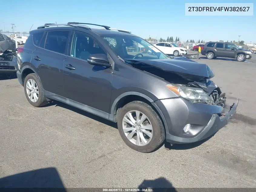 TOYOTA RAV 4 2015, VIN 2T3DFREV4FW382627
