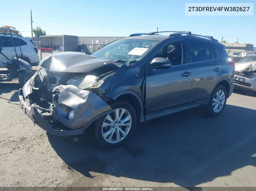 2015 TOYOTA RAV 4 VIN 2T3DFREV4FW382627 — фото 2