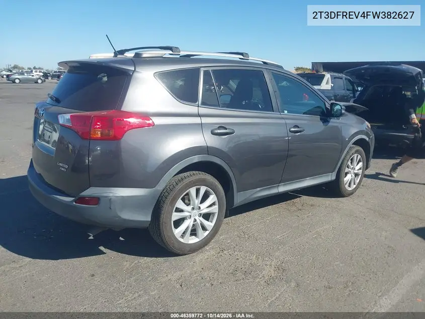 2015 TOYOTA RAV 4 VIN 2T3DFREV4FW382627 — фото 4