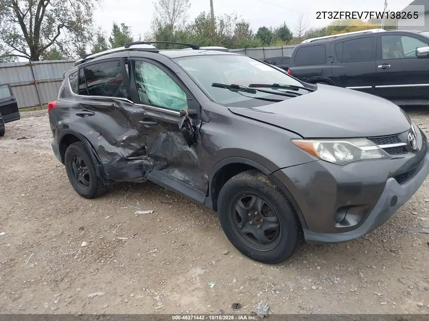 TOYOTA RAV 4 2015, VIN 2T3ZFREV7FW138265