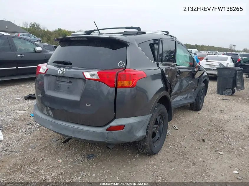 2015 TOYOTA RAV 4 VIN 2T3ZFREV7FW138265 — фото 4