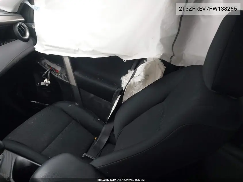 2015 TOYOTA RAV 4 VIN 2T3ZFREV7FW138265 — фото 5
