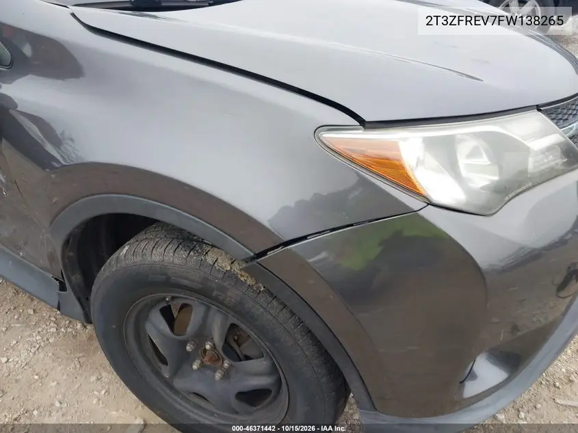 2015 TOYOTA RAV 4 VIN 2T3ZFREV7FW138265 — фото 6