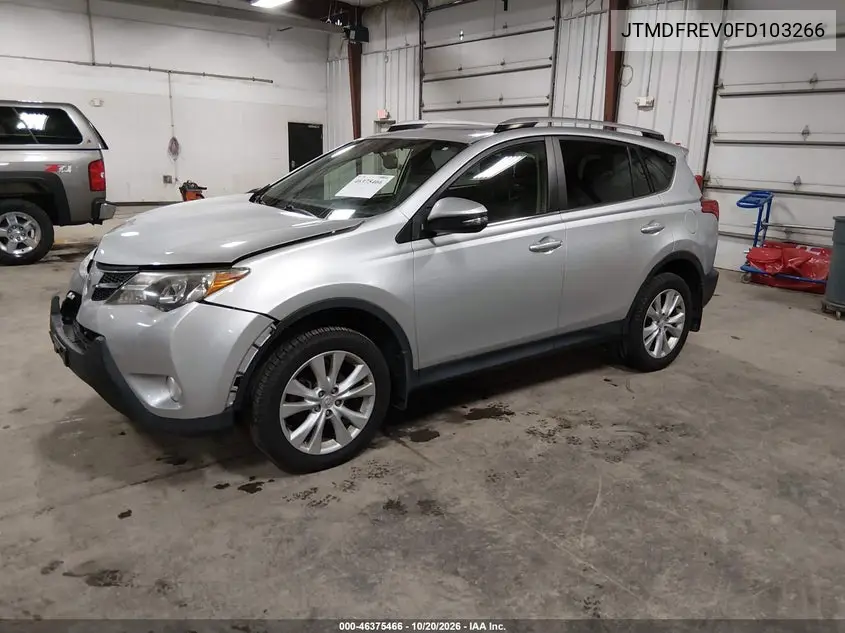 2015 TOYOTA RAV 4 VIN JTMDFREV0FD103266 — фото 2