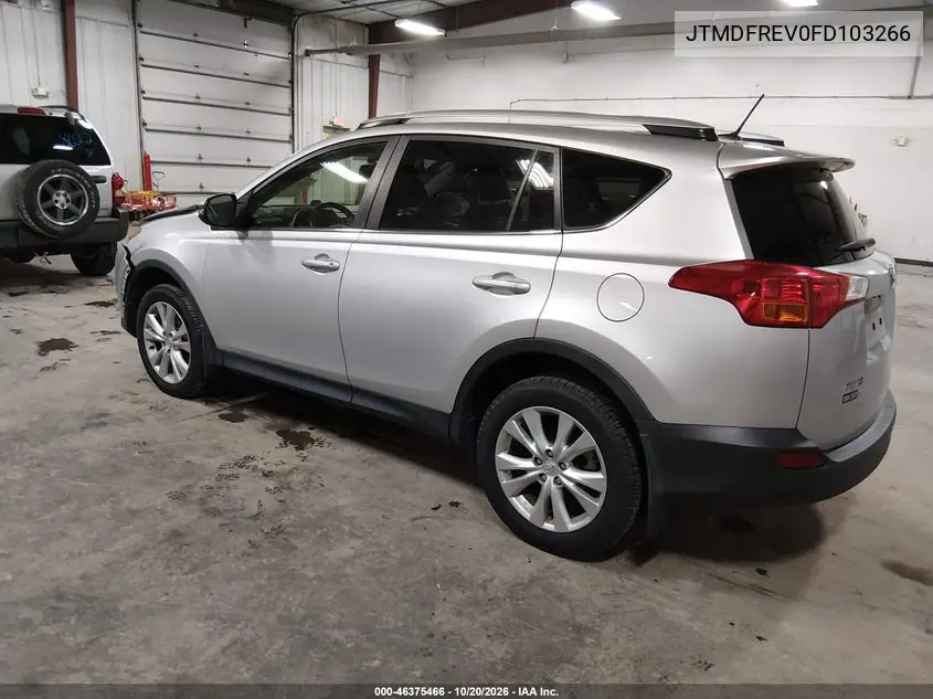 2015 TOYOTA RAV 4 VIN JTMDFREV0FD103266 — фото 3