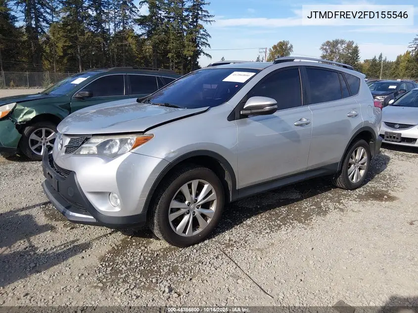 2015 TOYOTA RAV 4 VIN JTMDFREV2FD155546 — фото 2
