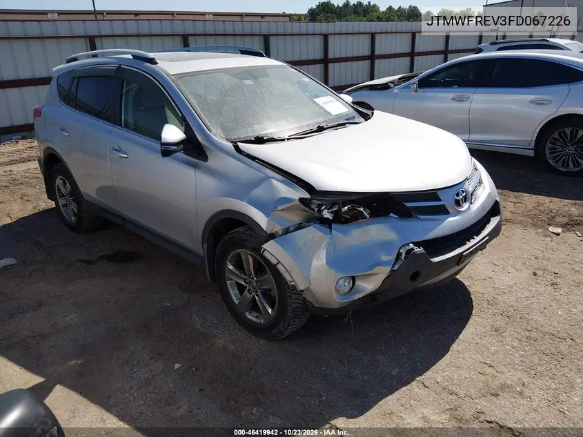 TOYOTA RAV 4 2015, VIN JTMWFREV3FD067226