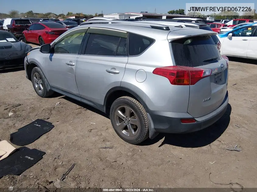 2015 TOYOTA RAV 4 VIN JTMWFREV3FD067226 — фото 3