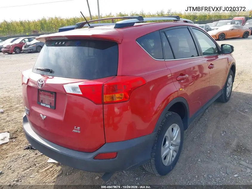 2015 TOYOTA RAV 4 VIN JTMBFREVXFJ020372 — фото 4