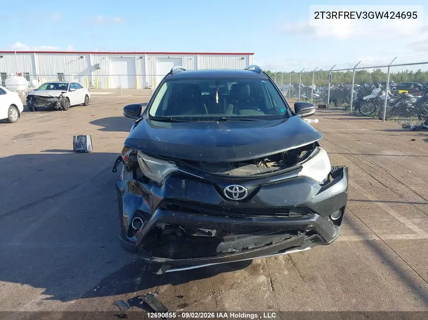 2016 TOYOTA RAV 4 VIN 2T3RFREV3GW424695 — фото 11