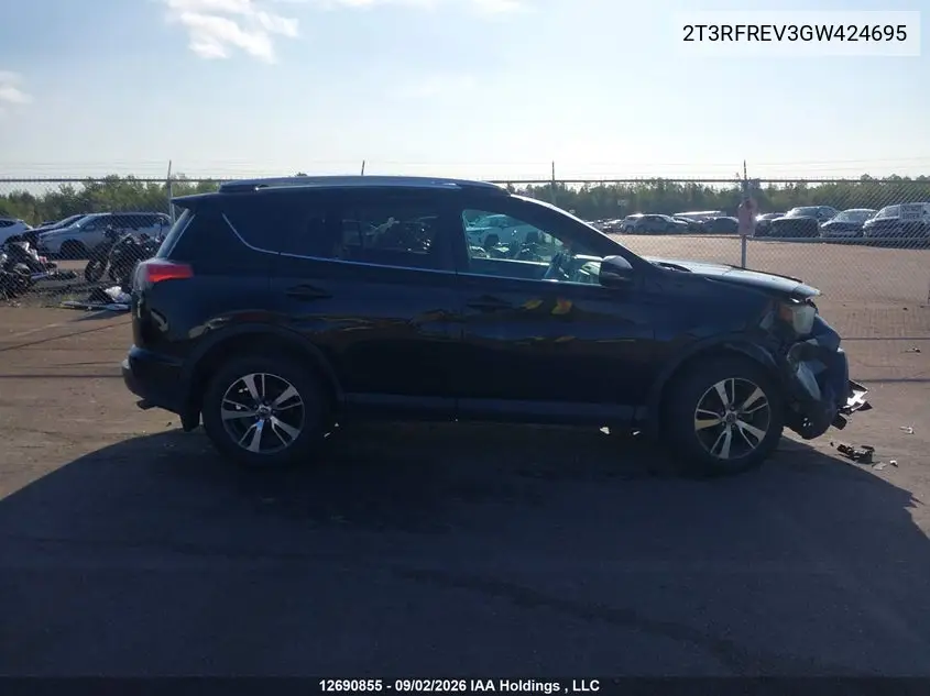 2016 TOYOTA RAV 4 VIN 2T3RFREV3GW424695 — фото 12