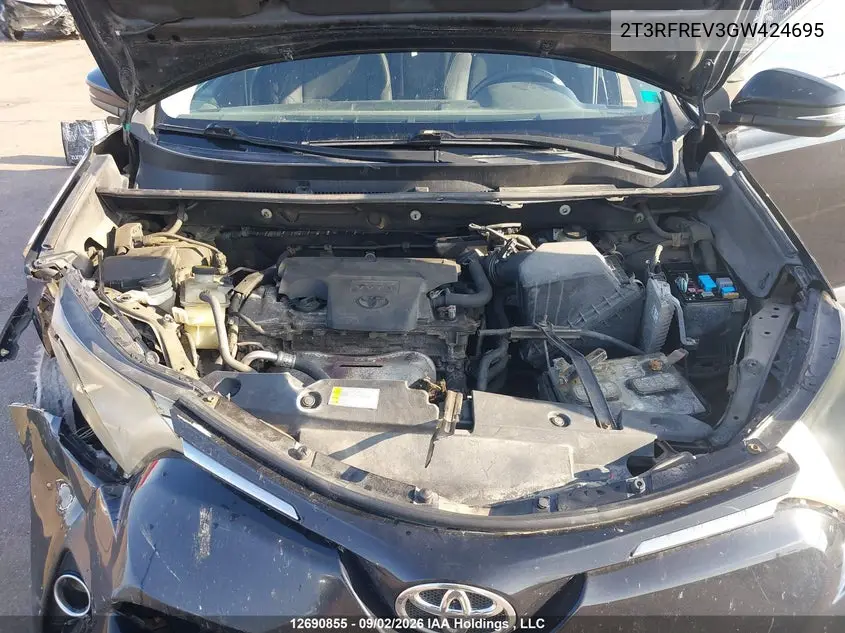 2016 TOYOTA RAV 4 VIN 2T3RFREV3GW424695 — фото 9