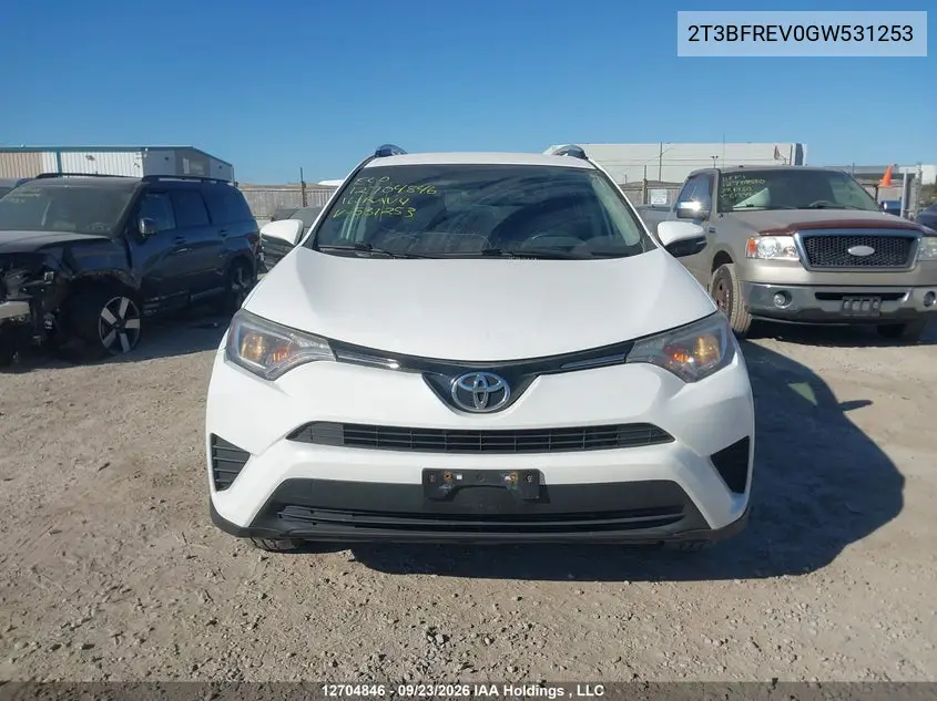 2016 TOYOTA RAV 4 VIN 2T3BFREV0GW531253 — фото 12