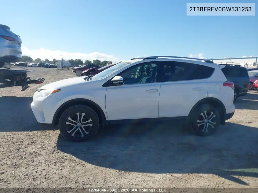2016 TOYOTA RAV 4 VIN 2T3BFREV0GW531253 — фото 14