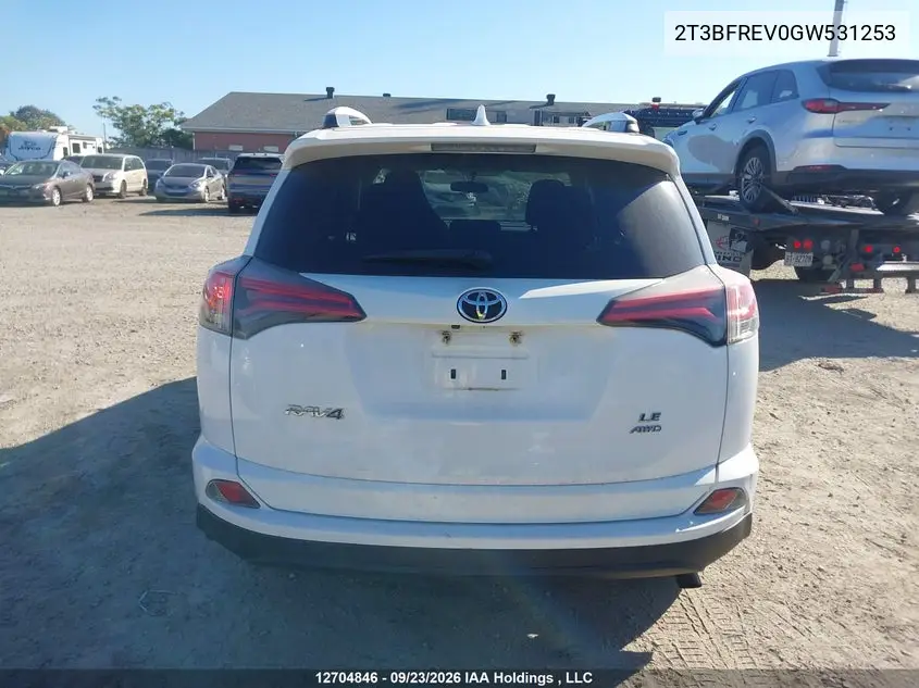 2016 TOYOTA RAV 4 VIN 2T3BFREV0GW531253 — фото 16